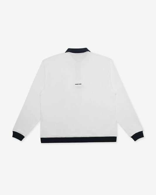 Archibald L/S Polo Shirt - White
