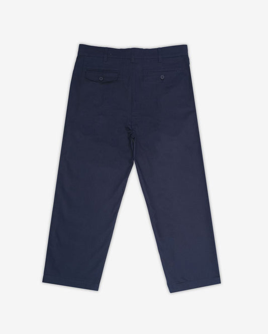 Heritage Twill Pleated Pant - Midnight
