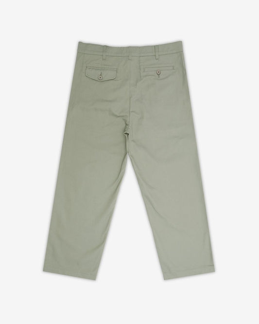 Heritage Twill Pleated Pant - Peapod
