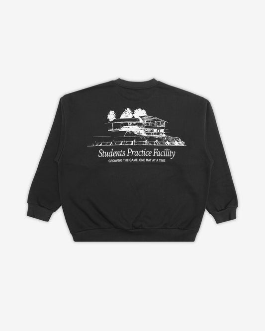 Practice Facility Fleece Crew Sweater - Black