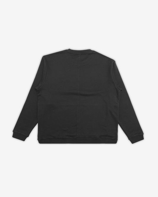 Edel Fleece Crew Sweater - Black