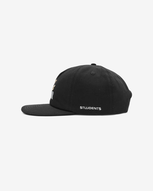 Yipps Counselor 5-Panel Snap Back Hat - Black