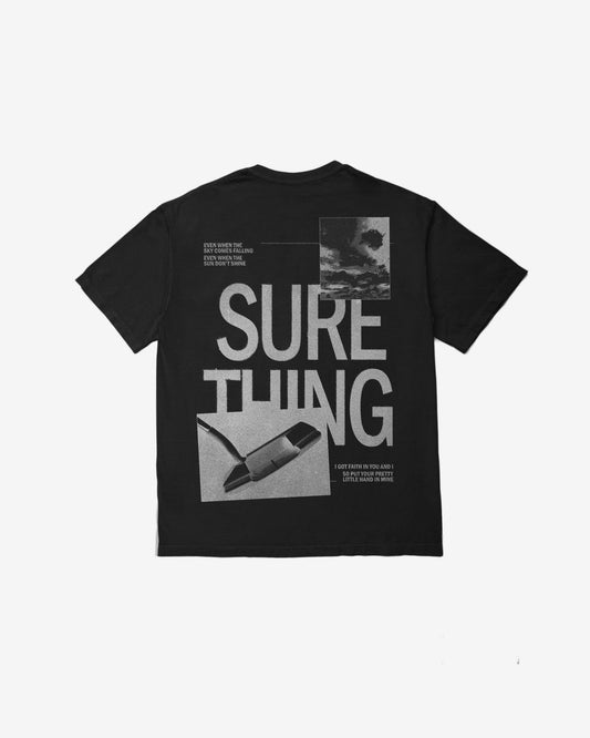 Sure Thing S/S T-shirt - Black