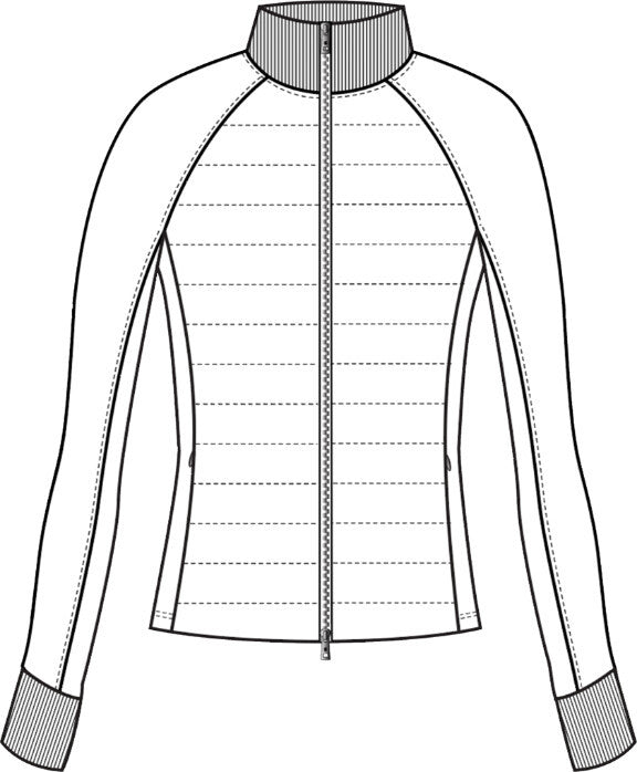Aries Full Zip Hybrid Jacket - Arctic