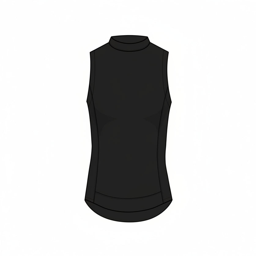 Sleeveless Halley Mock Neck Top - Shepherd