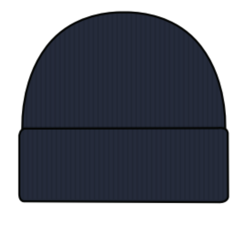 Script Beanie - Navy