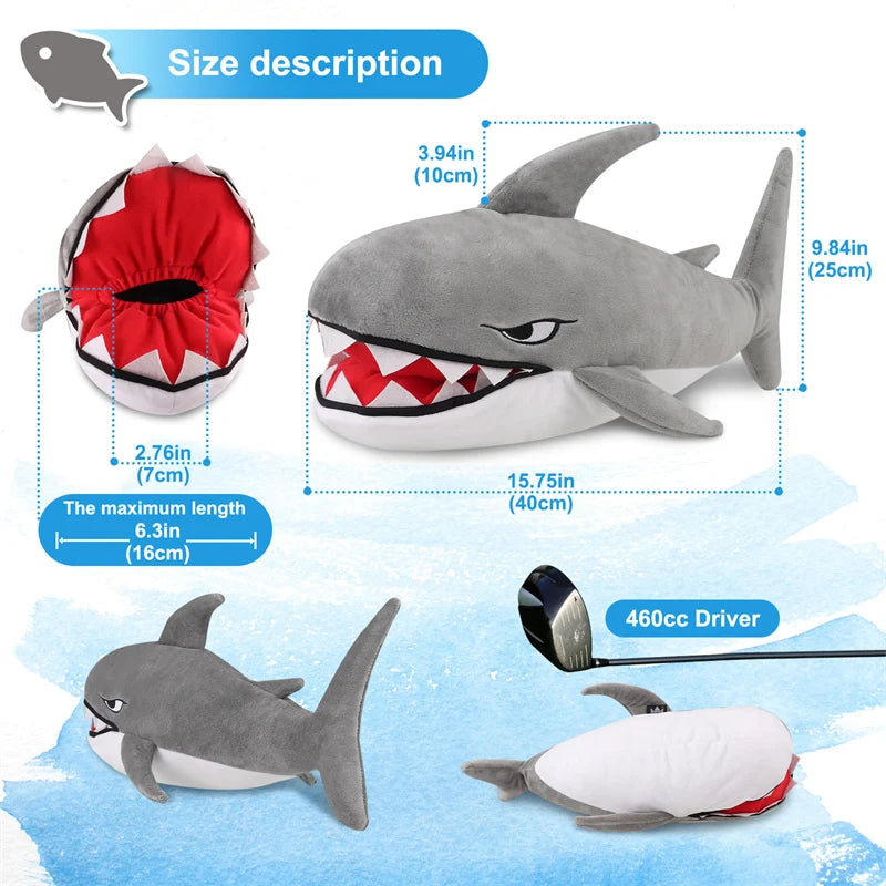 Grey Shark Driver Headcover
