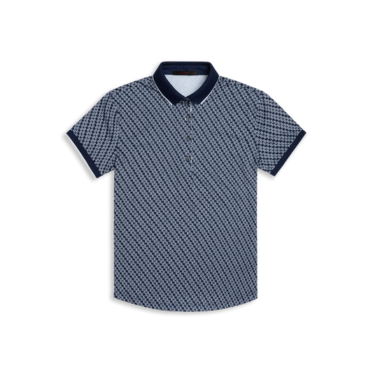 Wolf Tails Scarlett Polo - Maltese Blue
