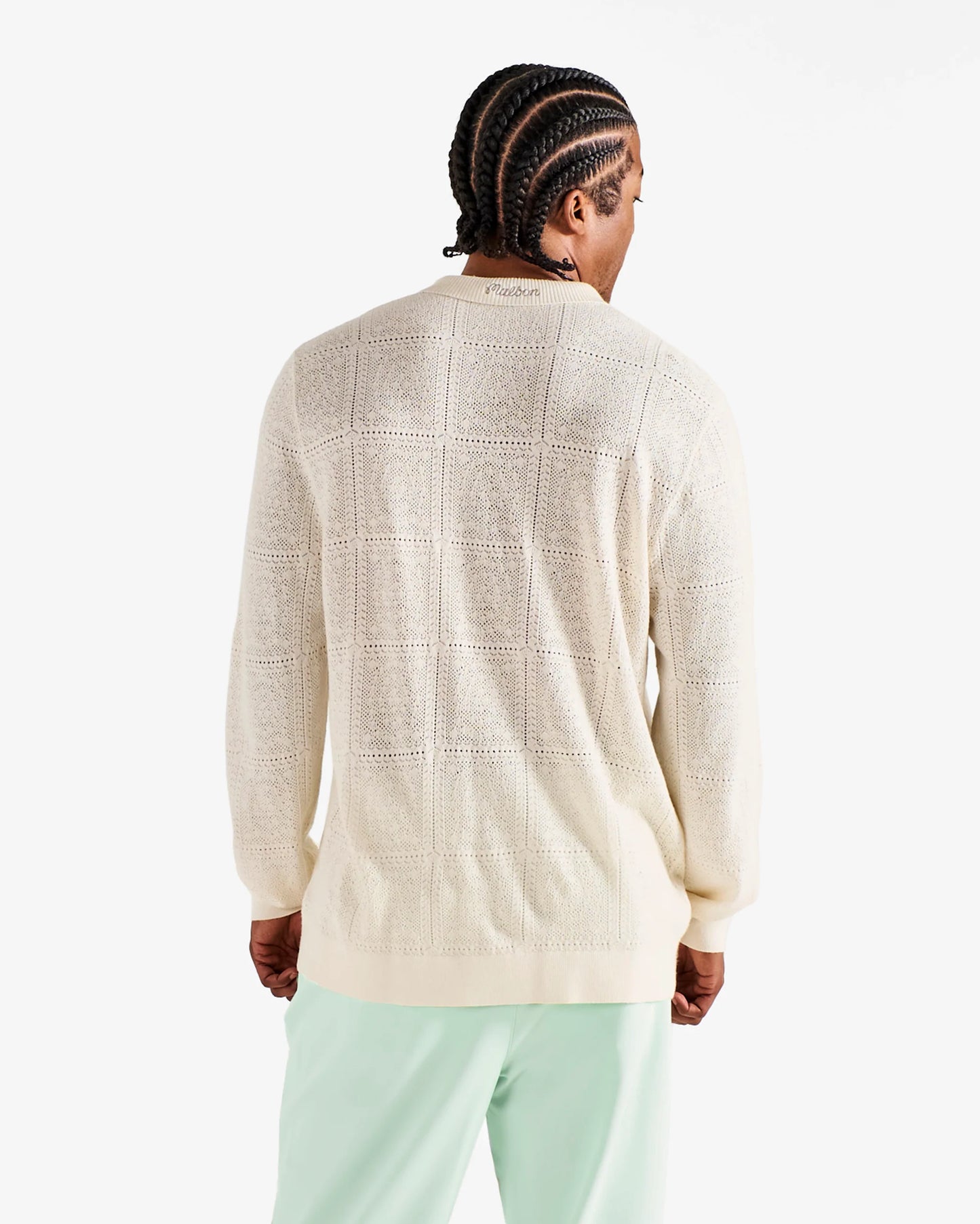 Resort Crochet Cardigan - Whisper White