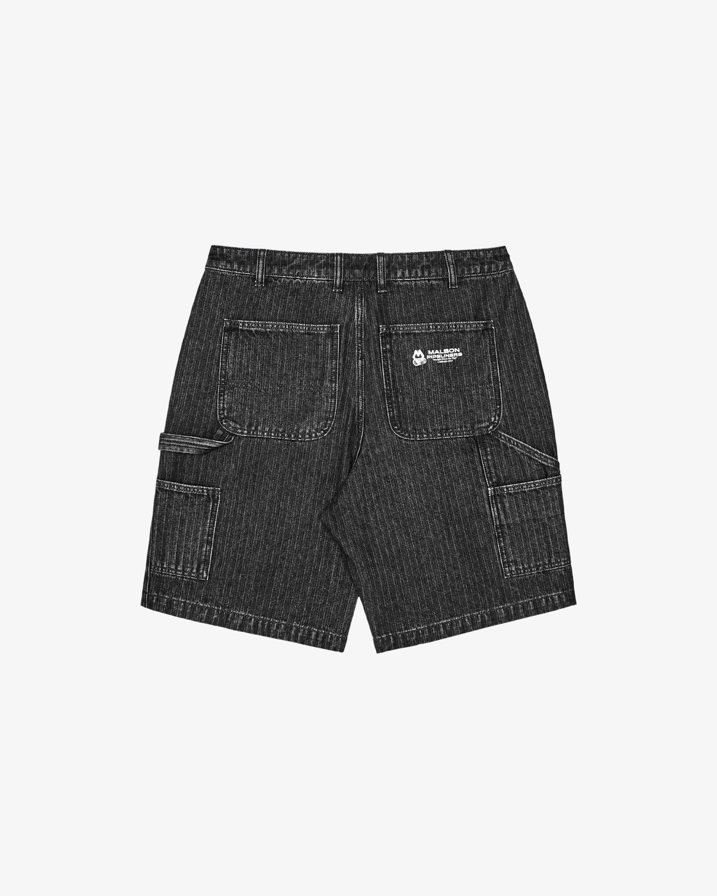 Foreman Short - Black Stone Washed Denim