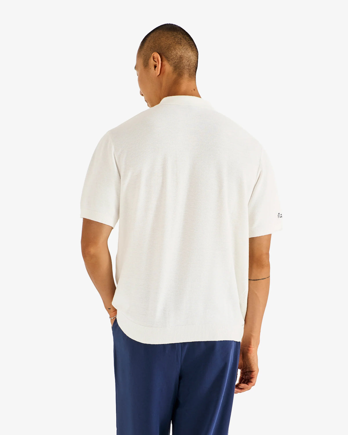 Crosscut Polo - Ivory