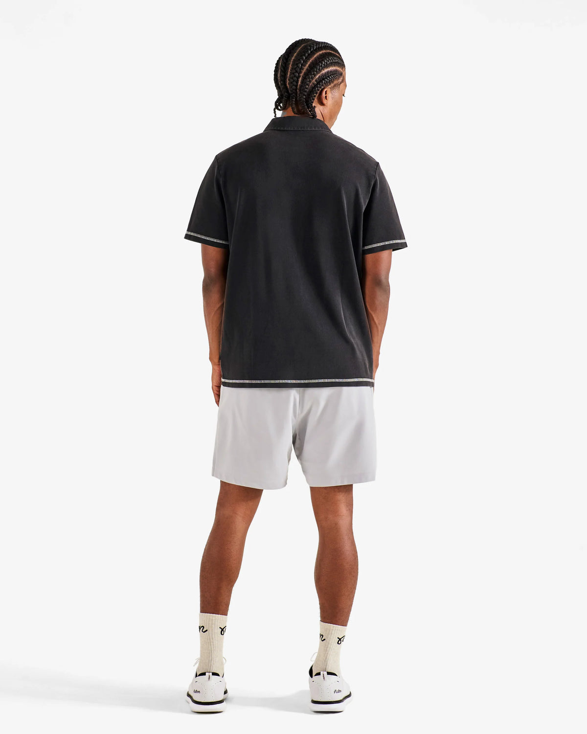 Fairway Overdyed Polo - Black