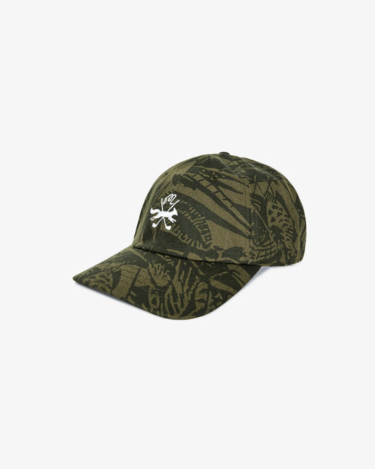 Scouting Dad Hat - Wildlife Print Olive