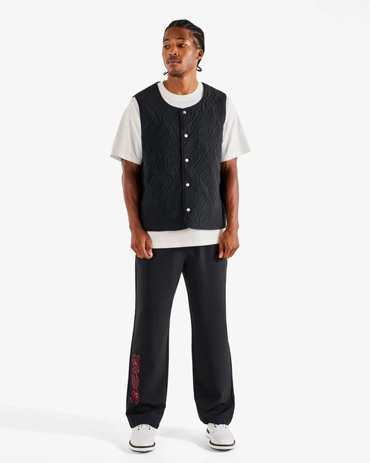 Swell Reversible Vest - Crimson Red / Black