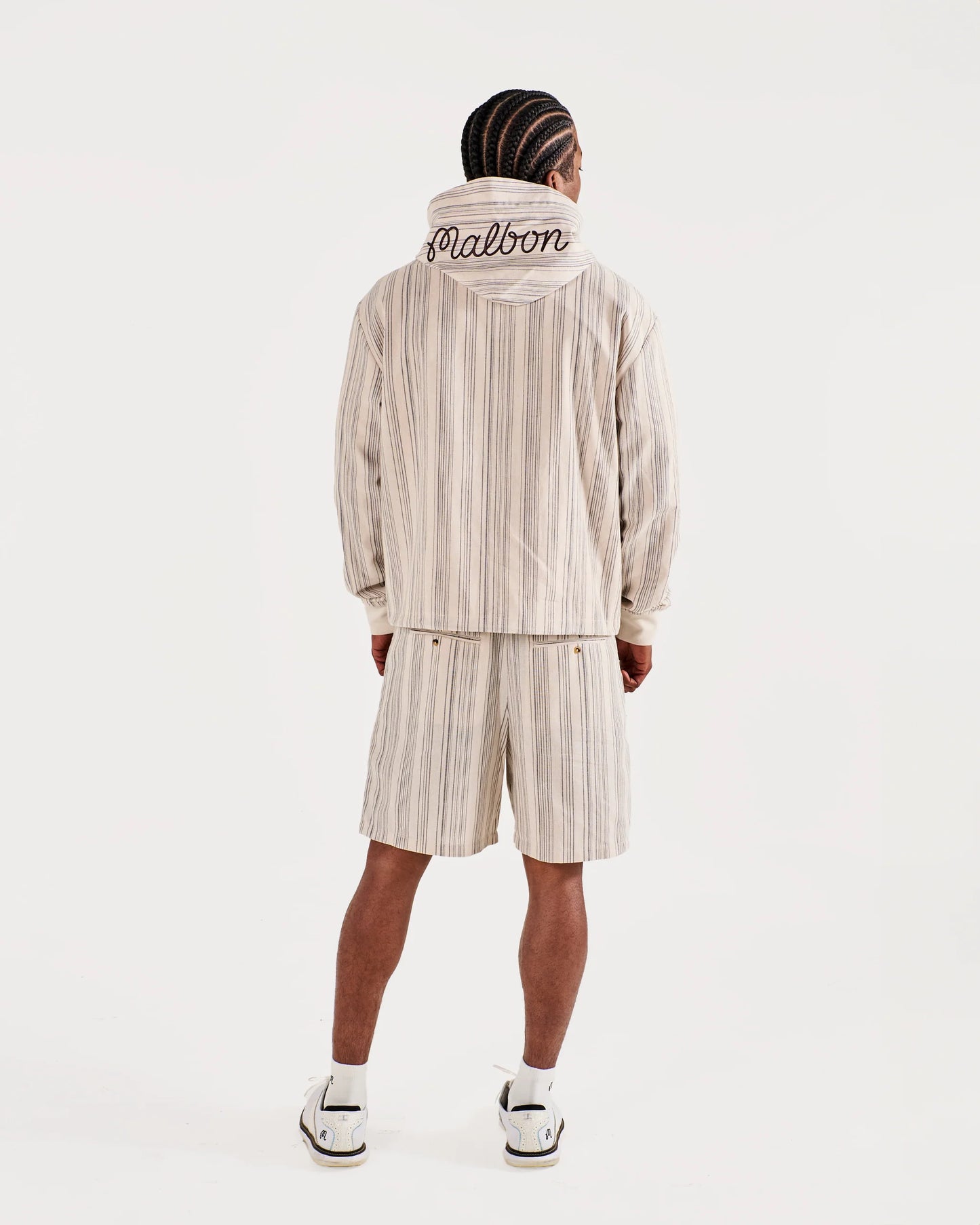 Arena Jacket - Cream Stripe