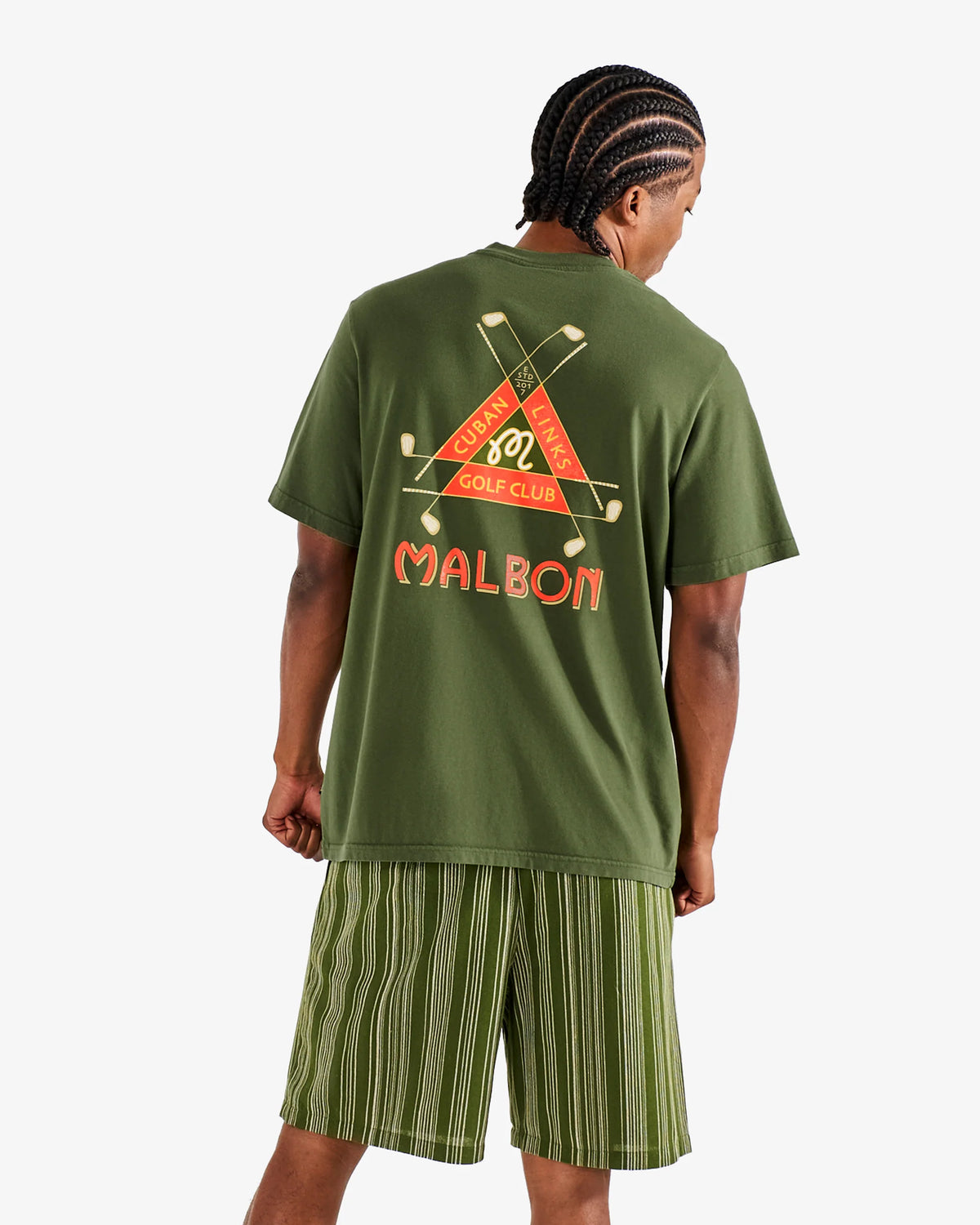 Bermuda Trinity Tee - Chive