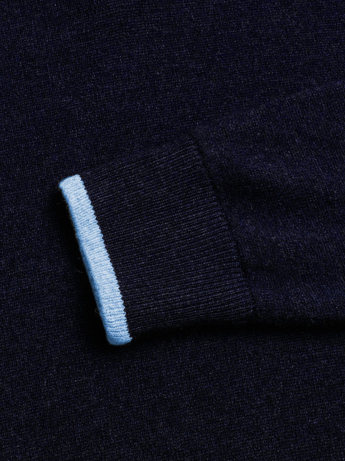 Sebonack Quarter Zip Sweater - Maltese Blue