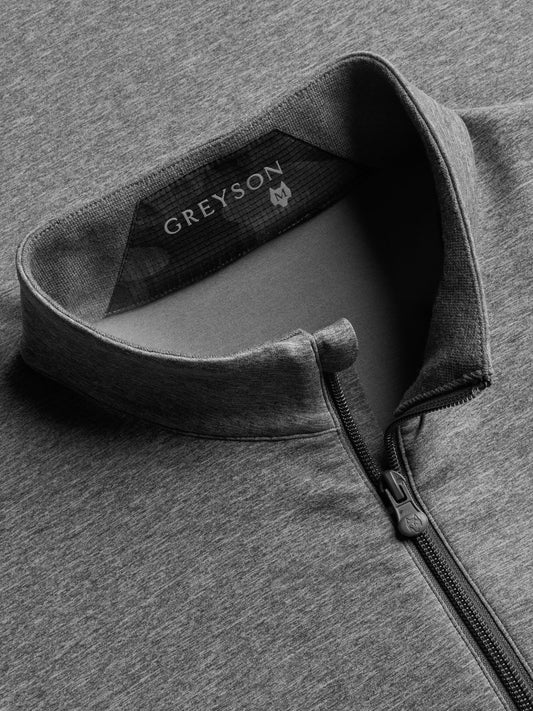 Sequoia Quarter Zip - Dark Grey Heather
