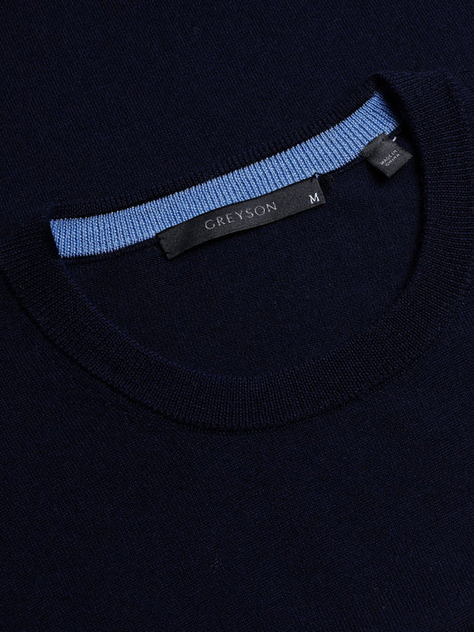 Saratoga Crewneck - Maltese Blue