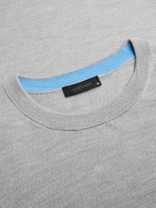 Saratoga Crewneck - Light Grey Heather
