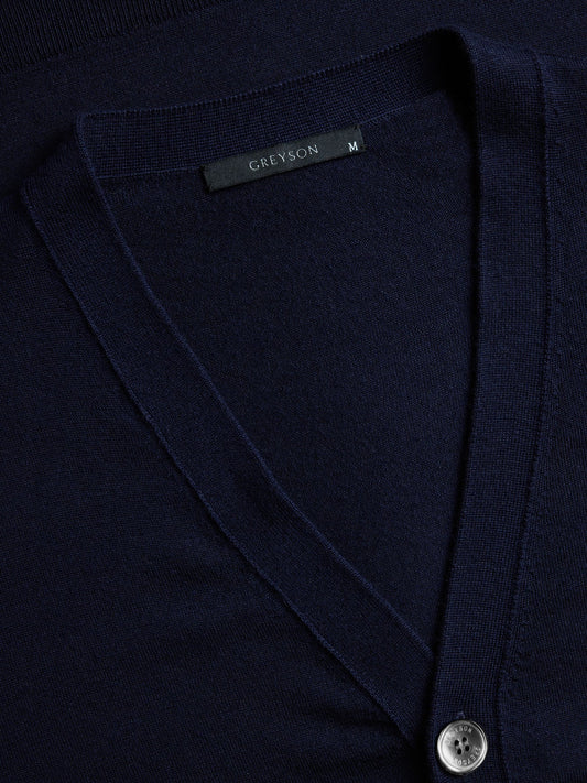 Saratoga Cardigan - Maltese Blue