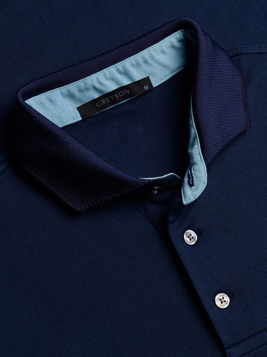 Wolf Icon Polo - Maltese Blue