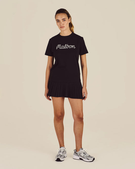 Cosette Script Tee - Black