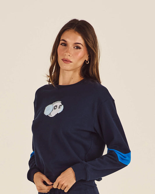 Adeline Apres Crewneck - Navy