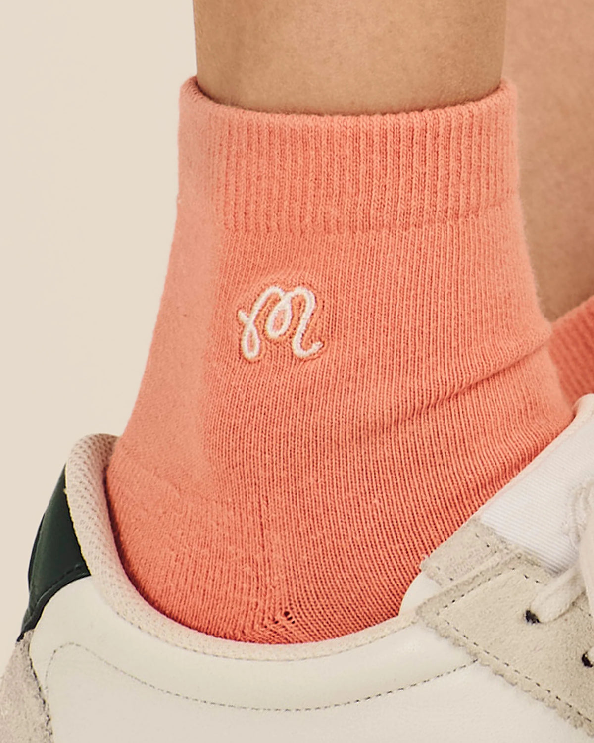 Capri Ankle Sock - Coral Haze
