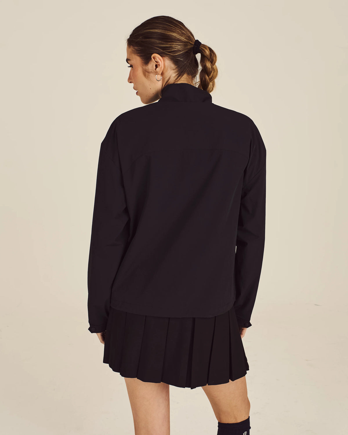 Crosscourt Windbreaker - Black