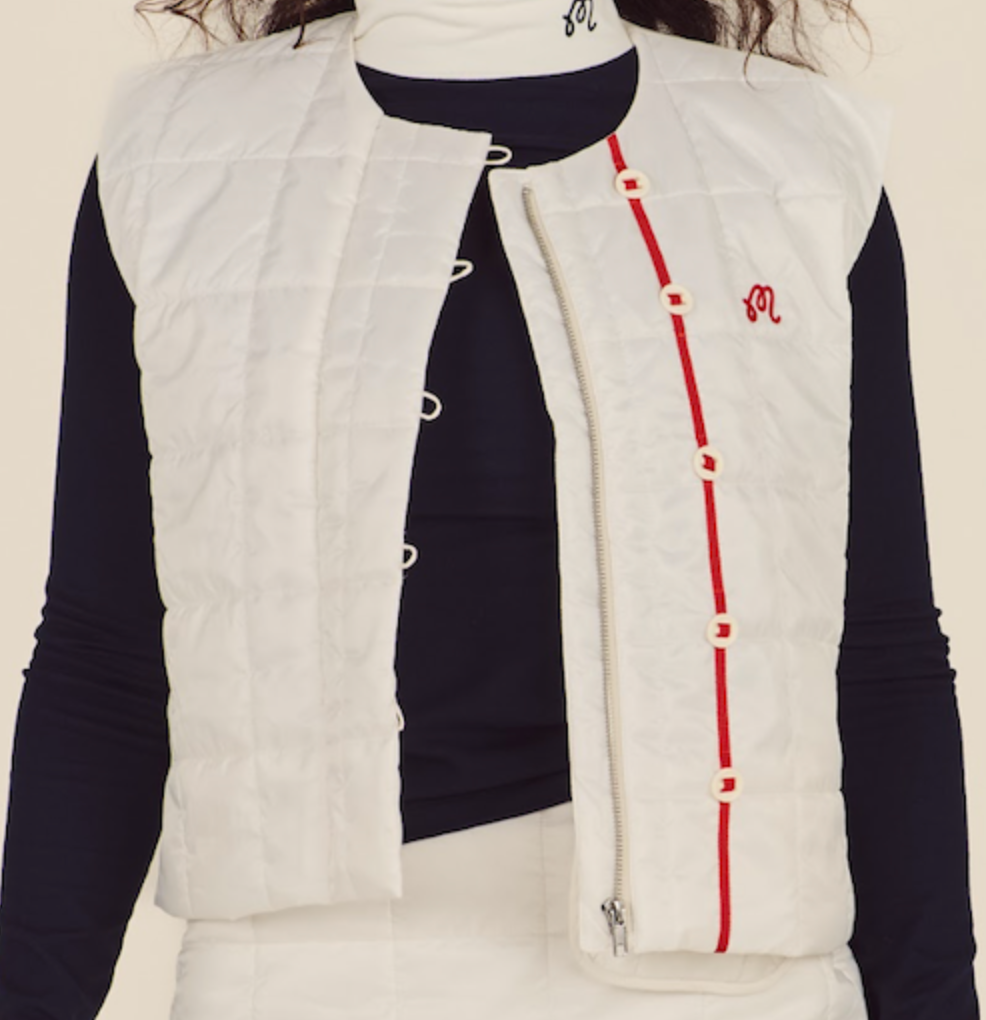 Maya Quilted Vest - Sugar Swizzle