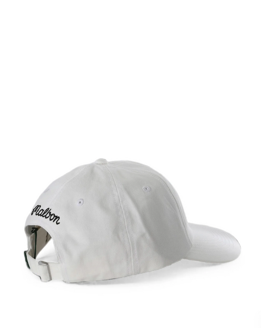 Washed Cotton Twill Dad Hat - White