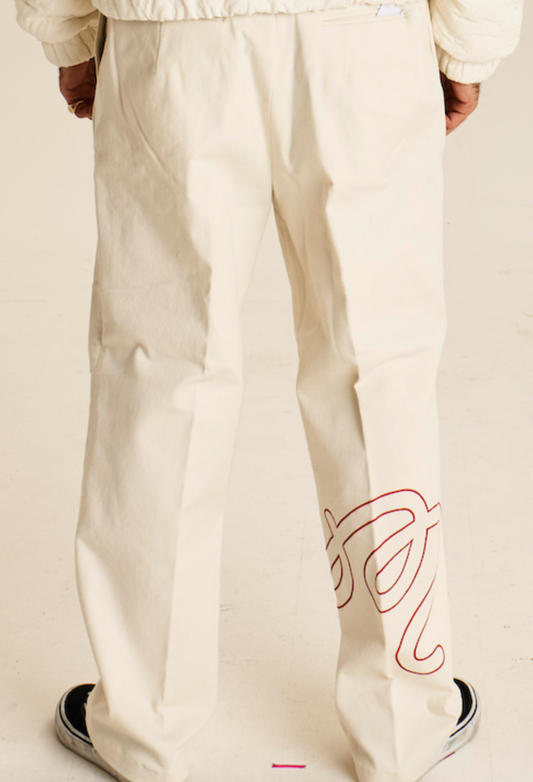Twill La Perla Pant - Ivory