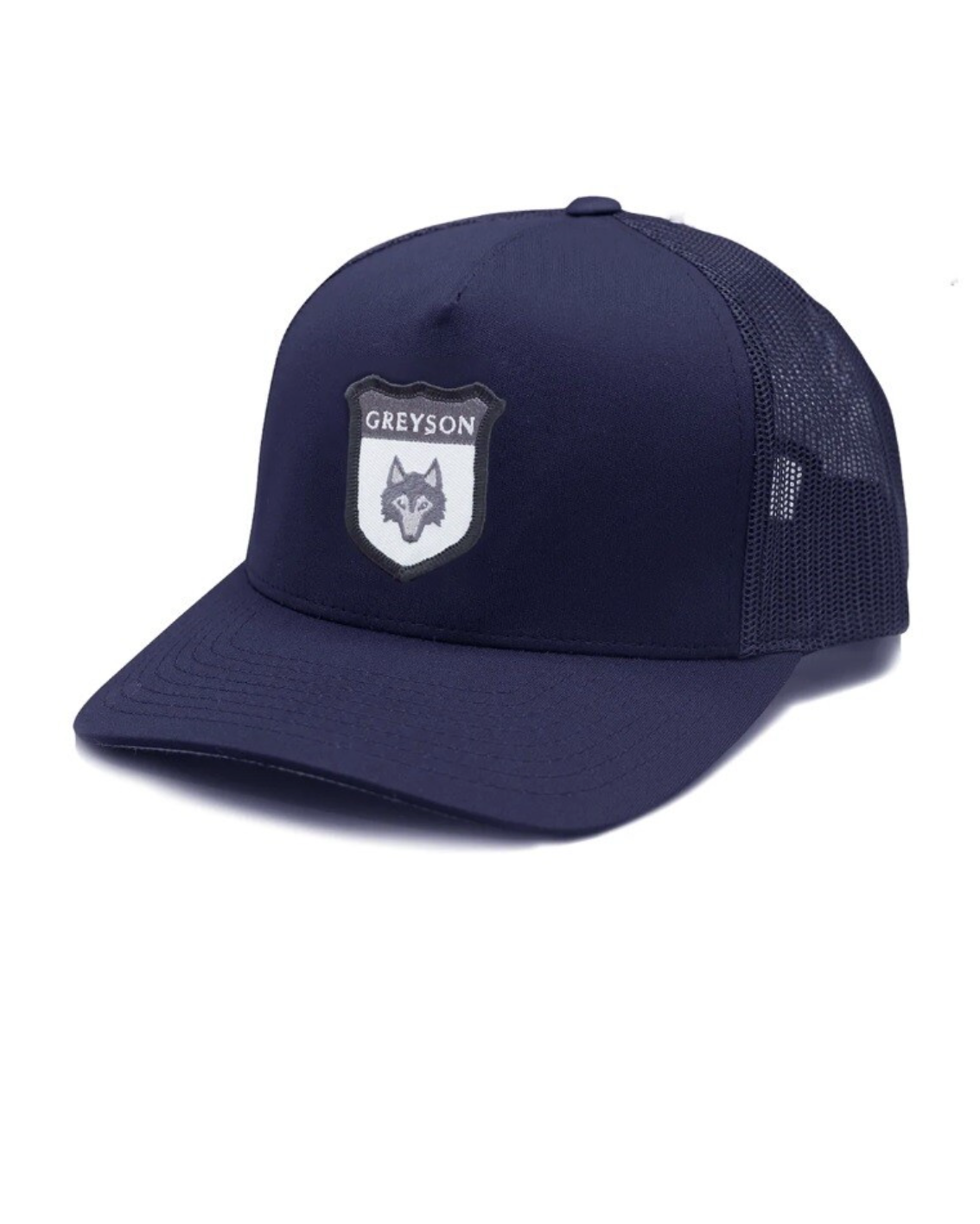 Icon Crest Trucker Hat - Maltese Blue