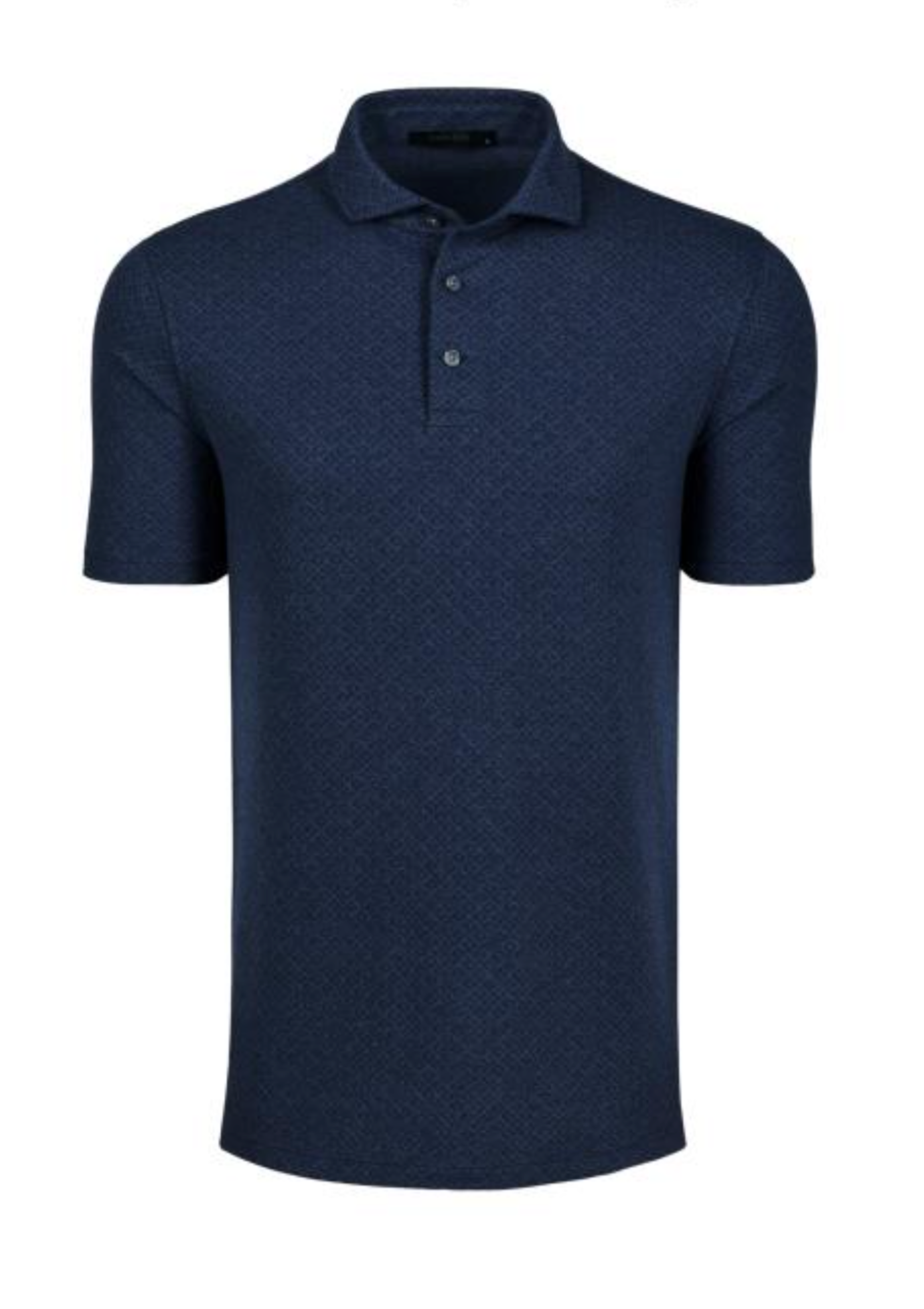 Pondera Jacquard Polo - Maltese Blue