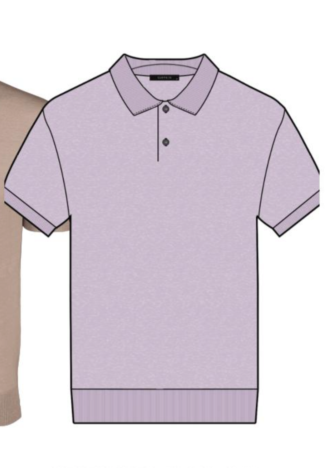Saratoga SS Sweater Polo - Heathered Highland