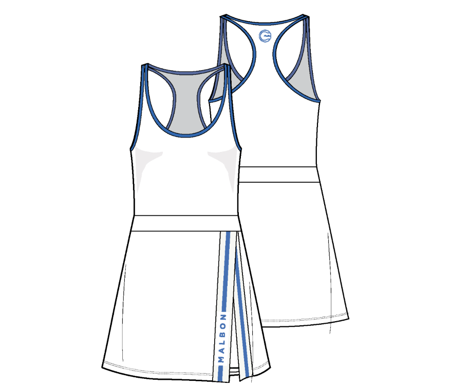 Barbara Dress - Bright White