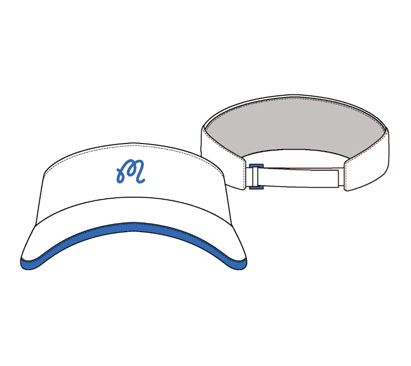 Club Visor - Bright White