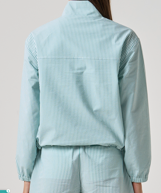Gabby Pullover - White / Canton Stripe