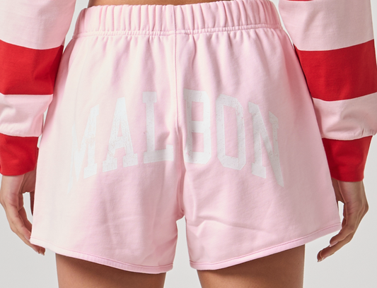 Avery Sweatshort - Strawberry Cream