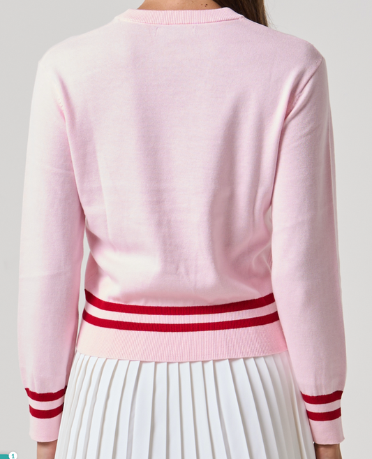 Catherine Marina Sweater - Strawberry Cream