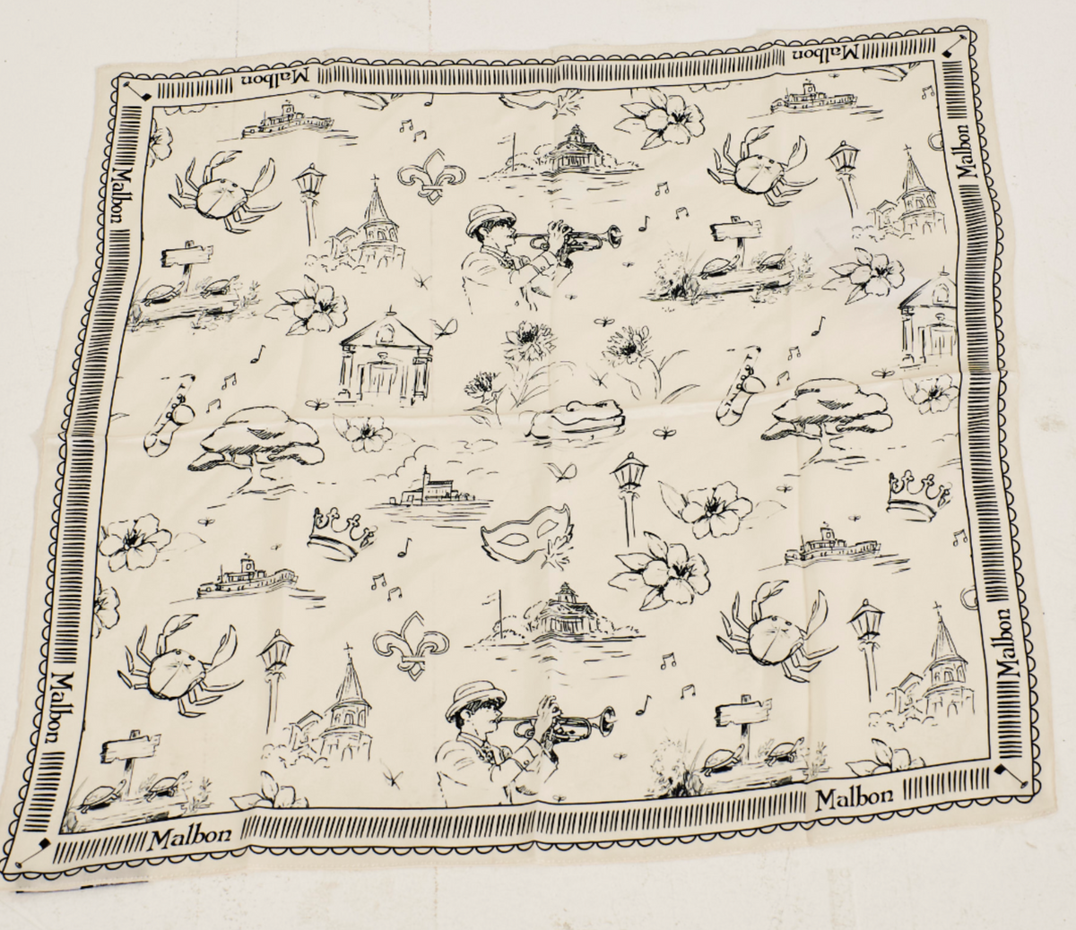 Marguerite Scarf - Antique White Promenade