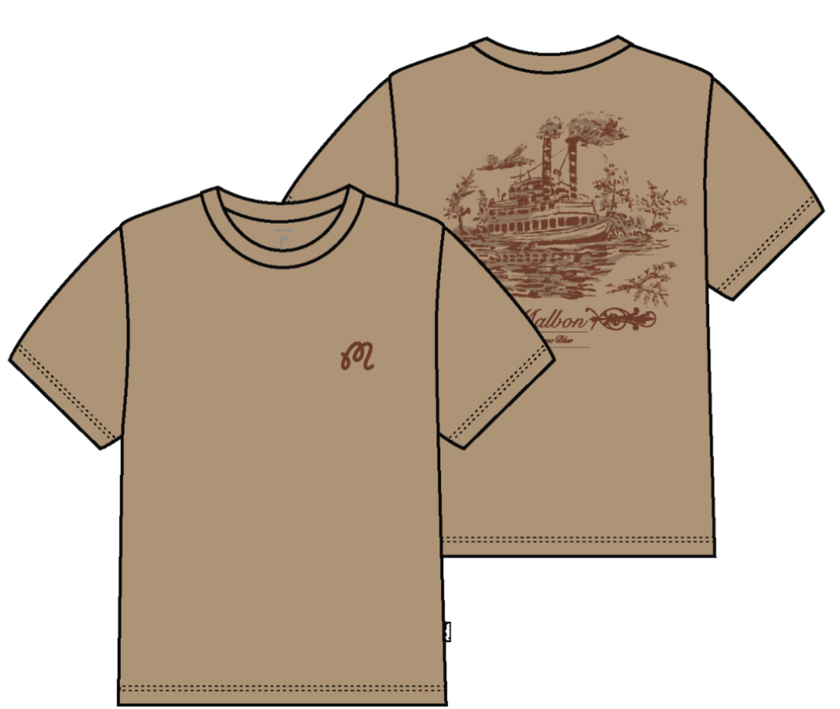 Bermuda Steamboat Tee - Tan