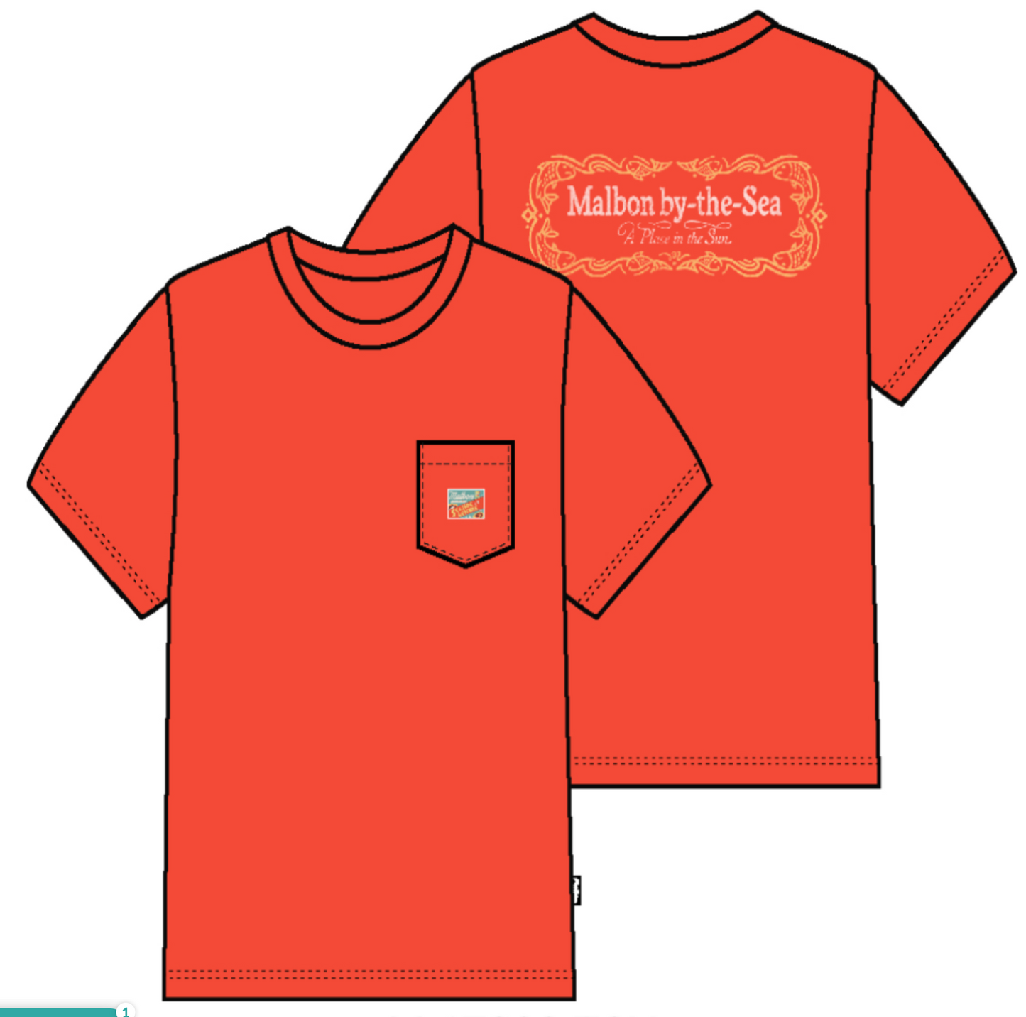 Vista By The Sea Tee - Tigerlily