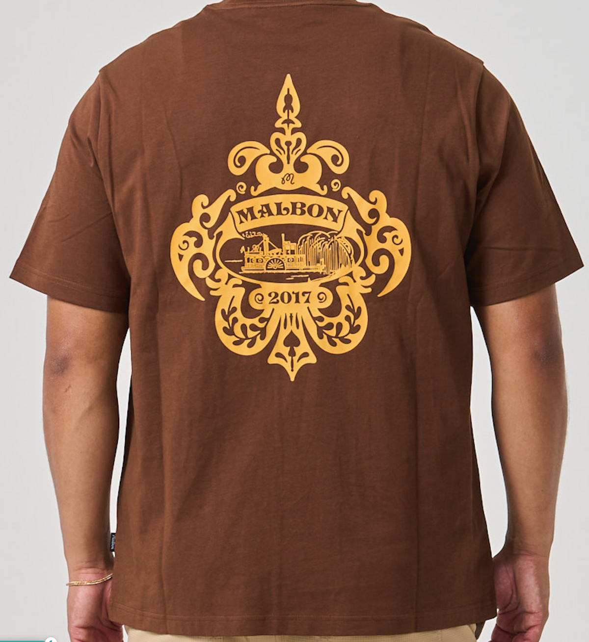 Vista Fleur Tee - Downtown Brown
