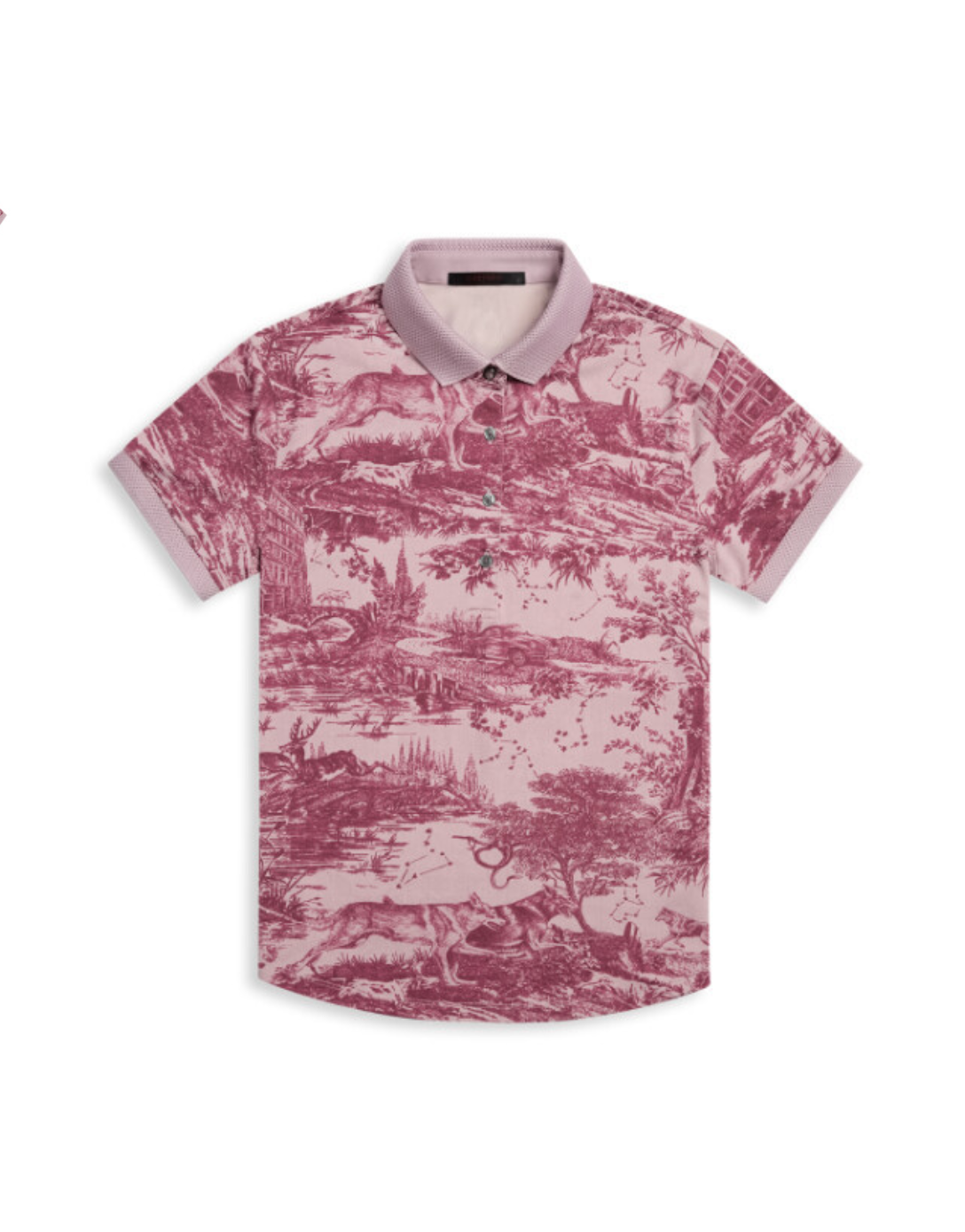 Huntress Toile Scarlett Polo - Dawn