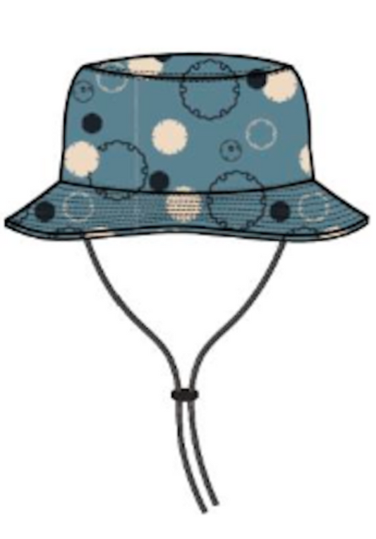Snowflake Bucket Hat - Powder Blue Snowflake