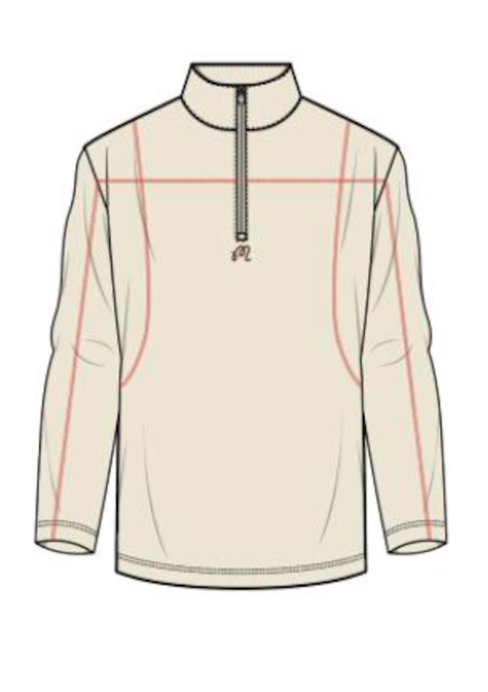 Uptown Quarter Zip - Antique White
