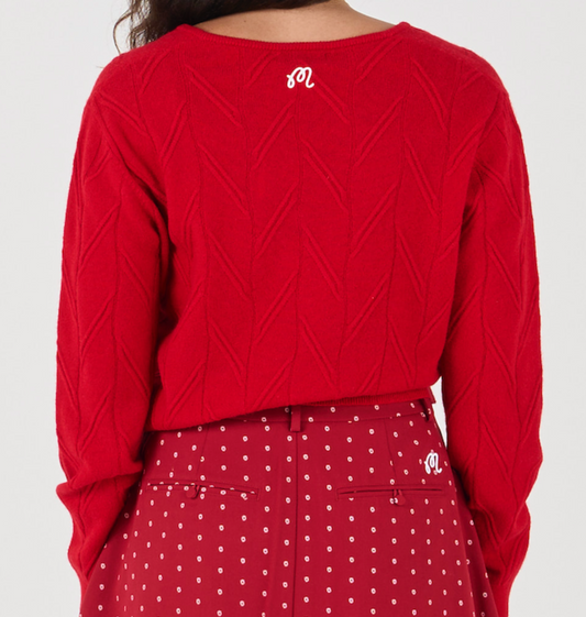 Bernadette Cardigan - Rhythmic Red