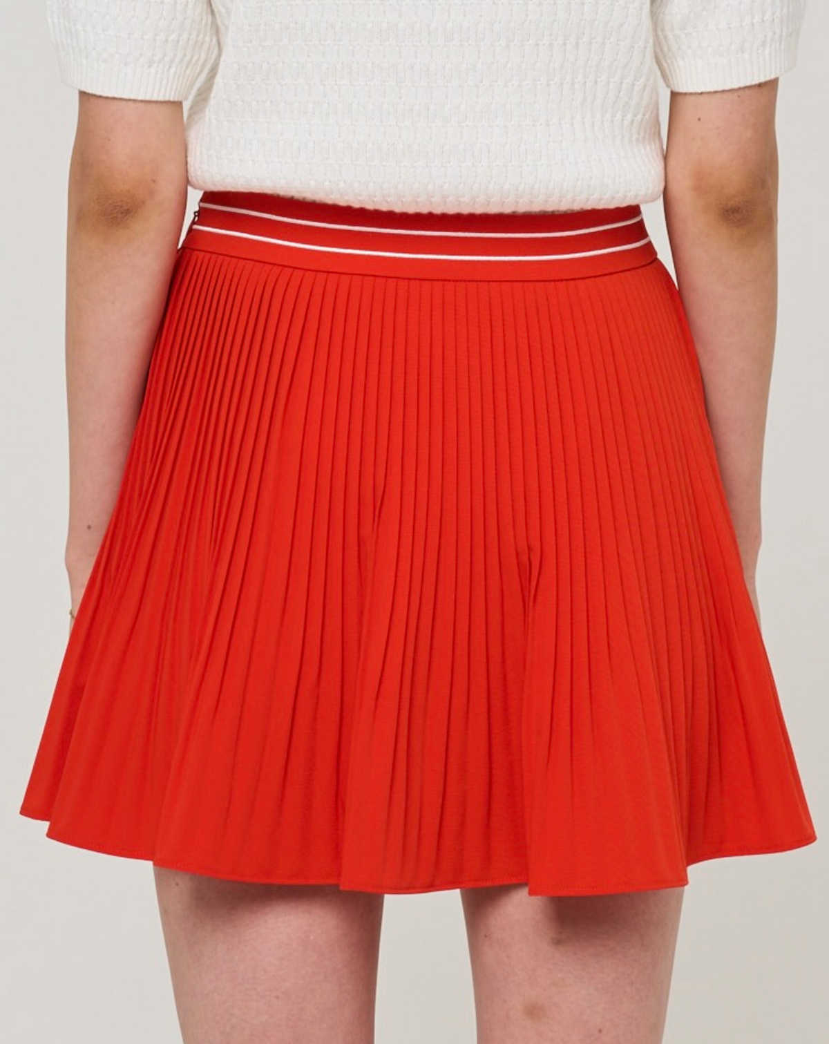 Valentina Pleated Skirt - Poinciana